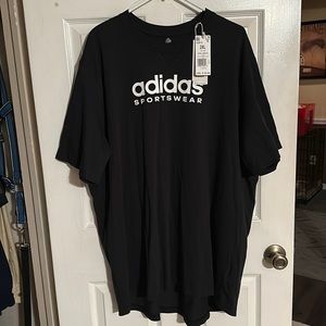 Adidas 2XL mens t-shirt, black, brand new